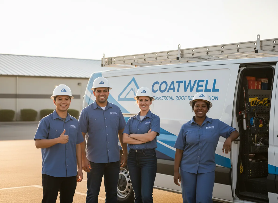 Commercial roof coating company in White Heath, IL